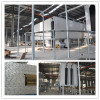 Tunnel powder coating drying oven with conveyor