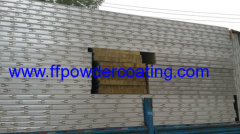Tunnel powder coating drying oven and curing oven