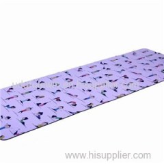 Continuous Printed PU Yoga Mat