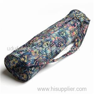 Zipper Printed Yoga Bag