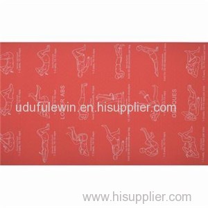 Silkscreen Printed Yoga Mat