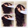 Malaysia Human Hair Full Lace Wig Deep Wave