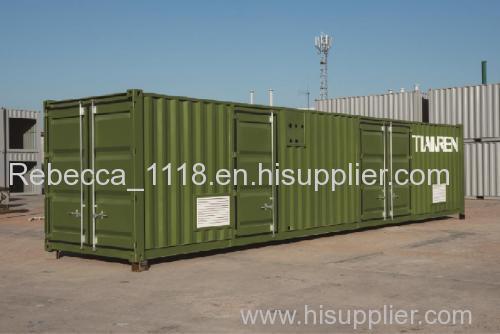40ft air compressor container /equipment transport container