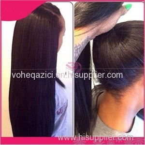 Brazilian Human Hair Lace Front Wig Silky Straight
