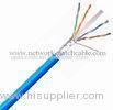 Professional Cat5e FTP Cable Standard Network PE Insulation Blue