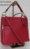 Fashion zipper handbag/PU red handbag/Ladies bag