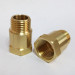 Brass fitting water meter connector