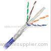 Tinned Copper 4 Pairs Netwroking Cat6 SFTP Cable with Braid Shield
