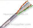 1000ft Solid 0.51mm Cat6 SFTP Cable 23AWG Twisted Pair Wire Grey