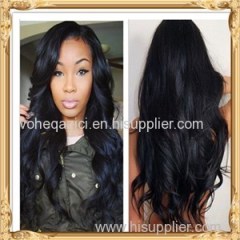 Peruvian Human Hair Lace Front Wig Looes Wavy