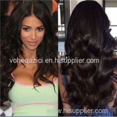 Indian Human Hair Full Lace Wig Body Wave