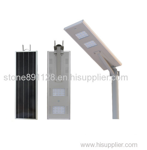 Solar Power Integrated Led Street Lamp 80w With Lithium Battery IP65