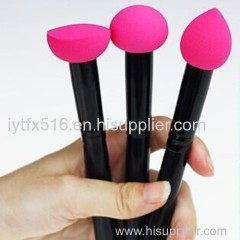 Bias Cutting Shaped Makeup Sponge Brush