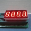 Ultra Red 4 digit 0.4&quot; 7 segment led display common cathode for temperature humidity indicator