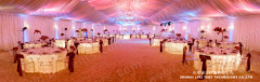 800 people event tent with luxury decoration for big party show