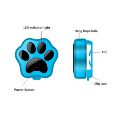 Multi-fuction diy pet gps tracker gps tracking collar for dog cat/gps pet tracker
