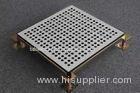 Indoor Perforated Raised Floor Tiles Electrostatic Spray Processed Surface