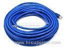 RJ45 Ethernet SSTP / SFTP Cat7 Patch Cord Blue Color 600MHz