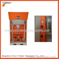 Powder Feed Center Of Cyclone Recycle Booth Systems