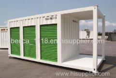 20ft/40ft storage container with Aisle special designed