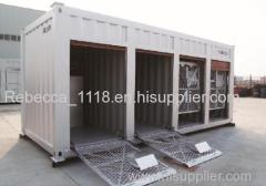 storage container/ bike box with shutter door