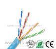 RoHS CE ISO Cat5e UTP Cable Standard Network PE Insulation Blue