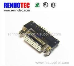 3 rows 26pin female DA D-sub connector