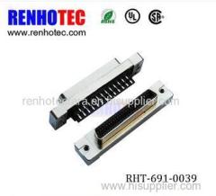 D-Sub CN Type Solder Scsi Connector 68p Connector