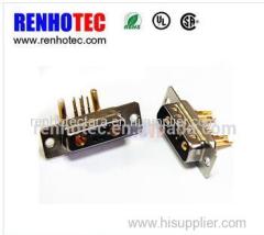 Straight Right Angle Waterproof d-sub Connector Male and Female PCB type