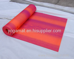 Rainbow PVC yoga mats for yogis