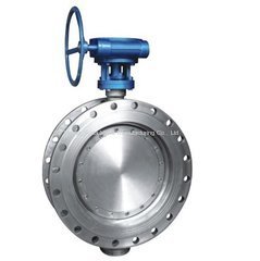 Stainless steel triple offset flange butterfly valve