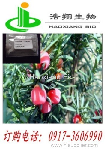 Podophyllum Resin HPLC/UV 50% CAS#9000-55-9 Haoxiang Bio