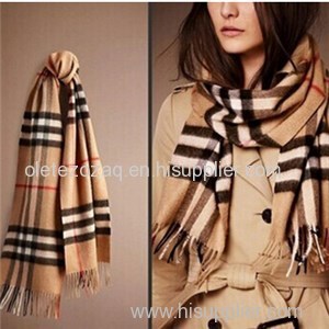 Acrylic Imitation Cashmere Stripe Or Plaid Scarf