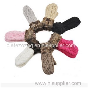 Knitted Warm Gloves Product Product Product