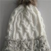 Weave Hat With Faux Fur Give You Much Warm