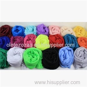 Polyester Solid Scarf For All Ege Group With So Many Colors To Choose