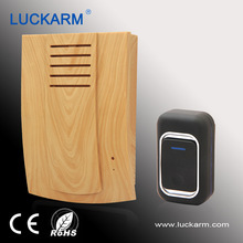 Funny long range wooden color 25 polyphonic musical digital wireless doorbell