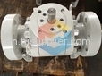 API 6D trunnion flange forged ball valve