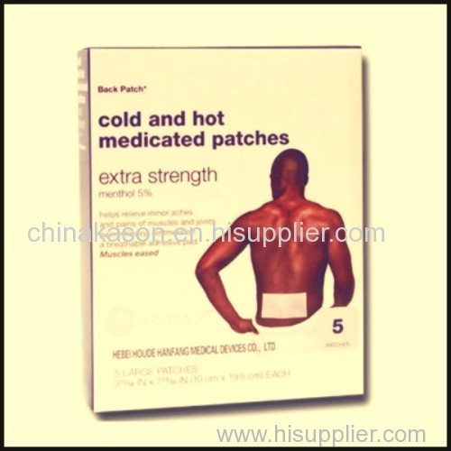 cold and hot medicated patch