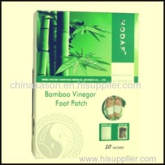 2017 newly wood vinegar detox foot patch