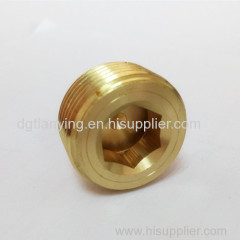 Nickle Plated Brass male pipe plug