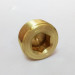 Nickle Plated Brass male pipe plug