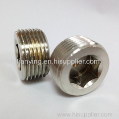 Inch Socket Taper Pressure Pipe Plugs Brass