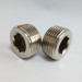 Nickle Plated Brass male pipe plug