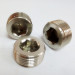 Nickle Plated Brass male pipe plug