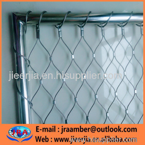 AISI 304 316 X-tend mesh /balustrade /Cable Mesh rope bridge balcony stainless steel wire mesh