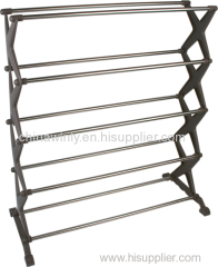 3 layer plastic shoe rack with Stainless Steel