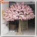 Pink silk sakura flowers artificial indoor Japanes plants cherry blossom wedding tree