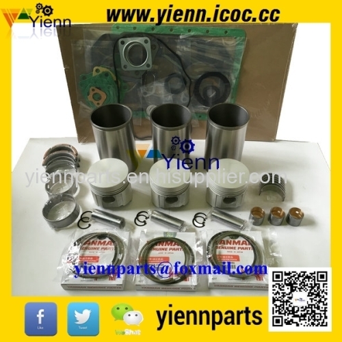 Yanmar 3T84 3T84HLE Piston and ring cylinder liner Gasket bearing for Takeuchi TB25 Excavator 3T84HLE-TBS diesel engine