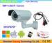 White 1080P Autofocus Digital Camera POE H.265 WDR with 60M IR